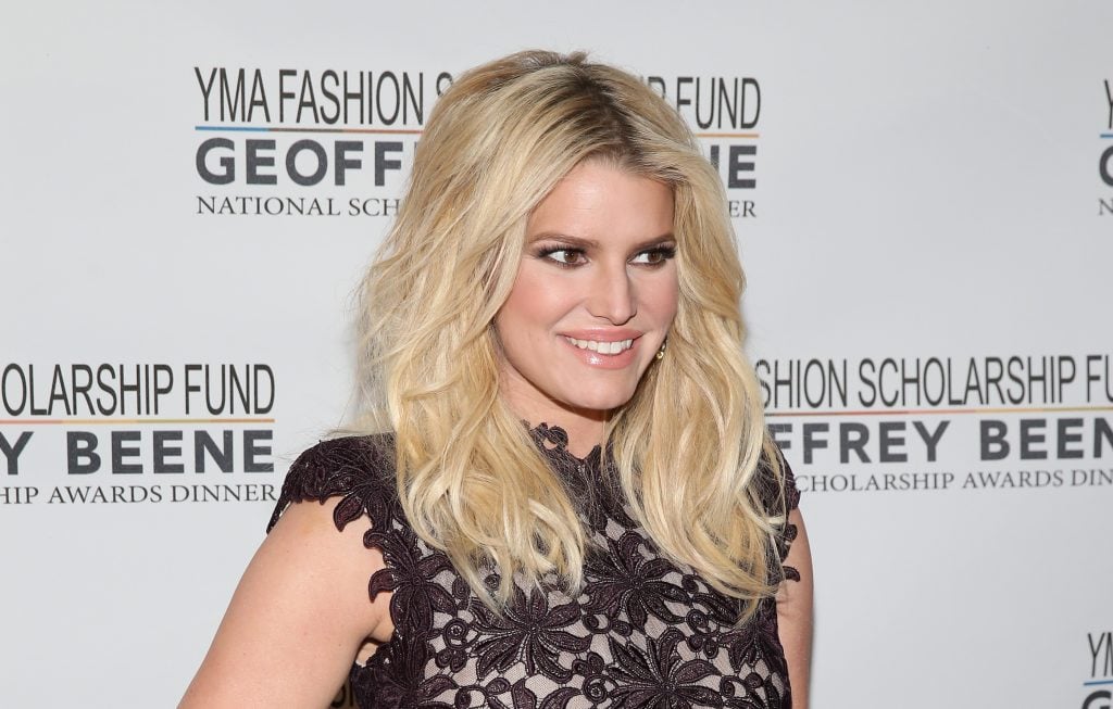 Jessica Simpson about 10 years ago.