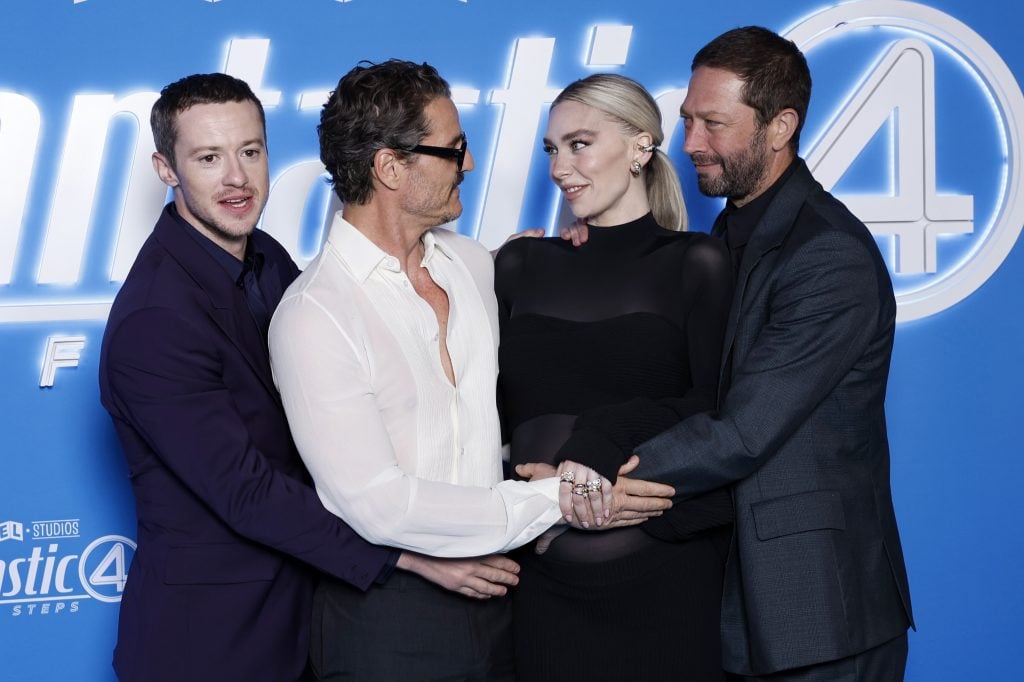 Joseph Quinn, Pedro Pascal, Vanessa Kirby, and Ebon Moss-Bachrach in Sydney.