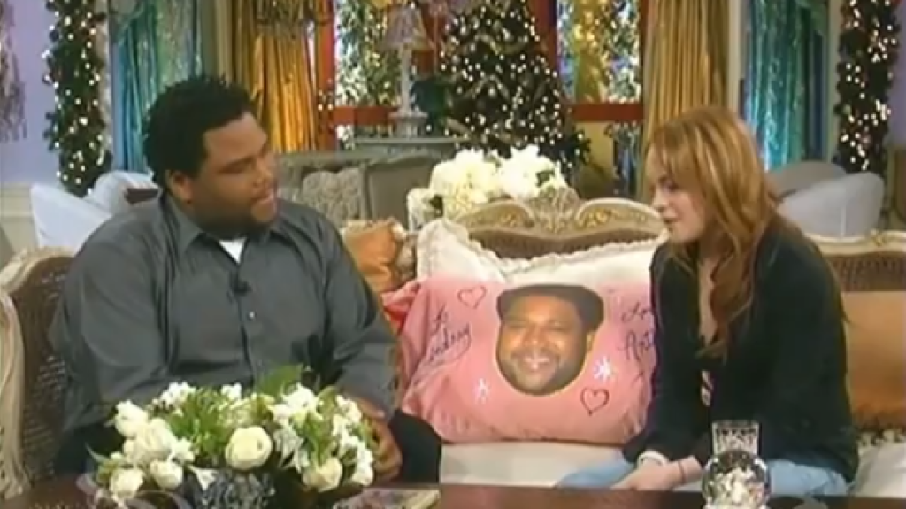 Anthony Anderson and Lindsay Lohan in 2003.
