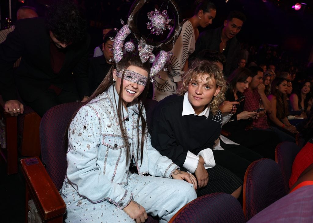 JoJo Siwa on March 17, 2025 with then-partner Kath Ebbs.