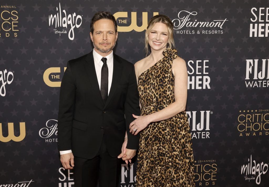 Scott Wolf e Kelly Wolf em 2023.