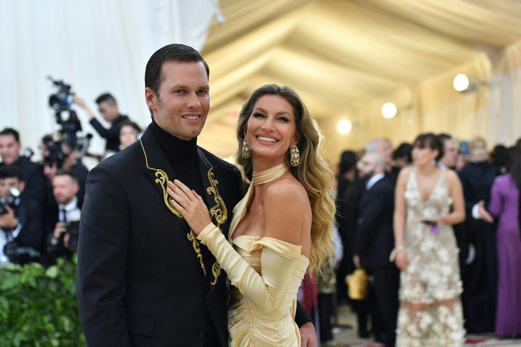 Tom Brady e Gizel Bundchen em 7 de maio de 2018.