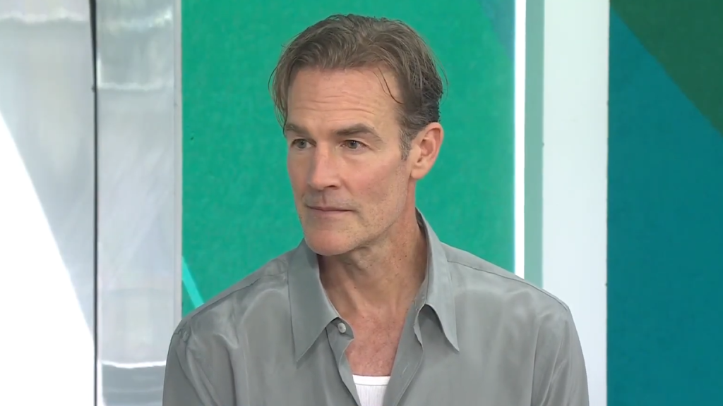 James van der Beek, Temmuz 2025'te Today Show'da.