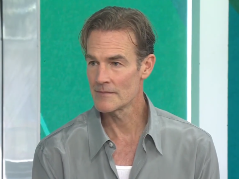 James Van Der Beek on the Today show in July 2025.