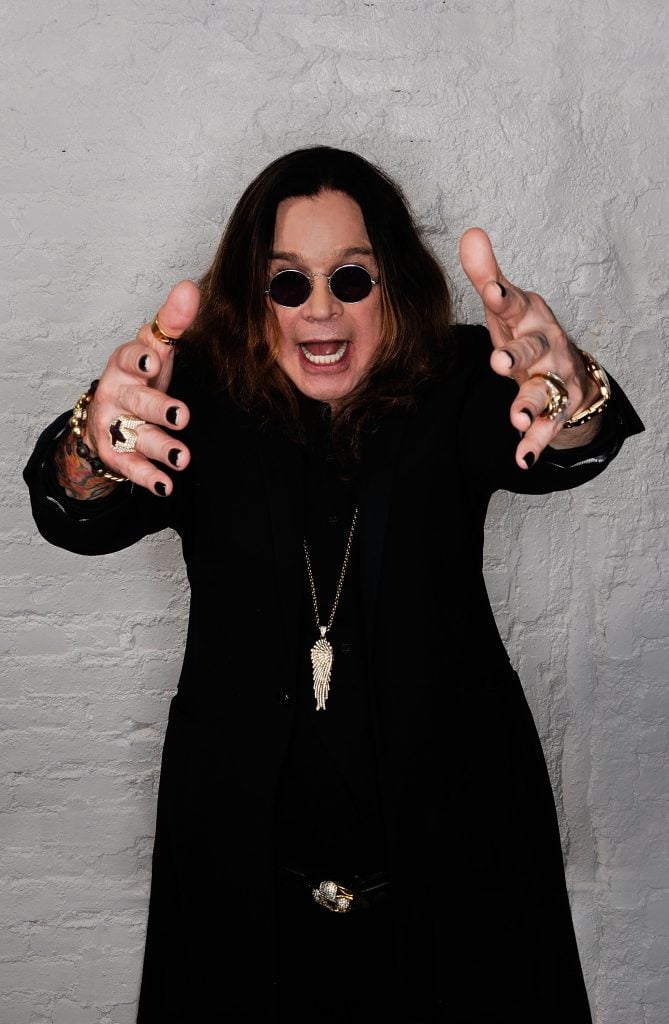 Ozzy Osbourne visits the Tribeca Film Festival 2011 portrait studio on April 25, 2011 in New York City.