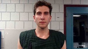 In this handout provided by Monroe County Correctional Facility, 28-year-old Bryan Christopher Kohberger is seen in a booking photo after he was arrested on December 30, 2022 in Pennsylvania.