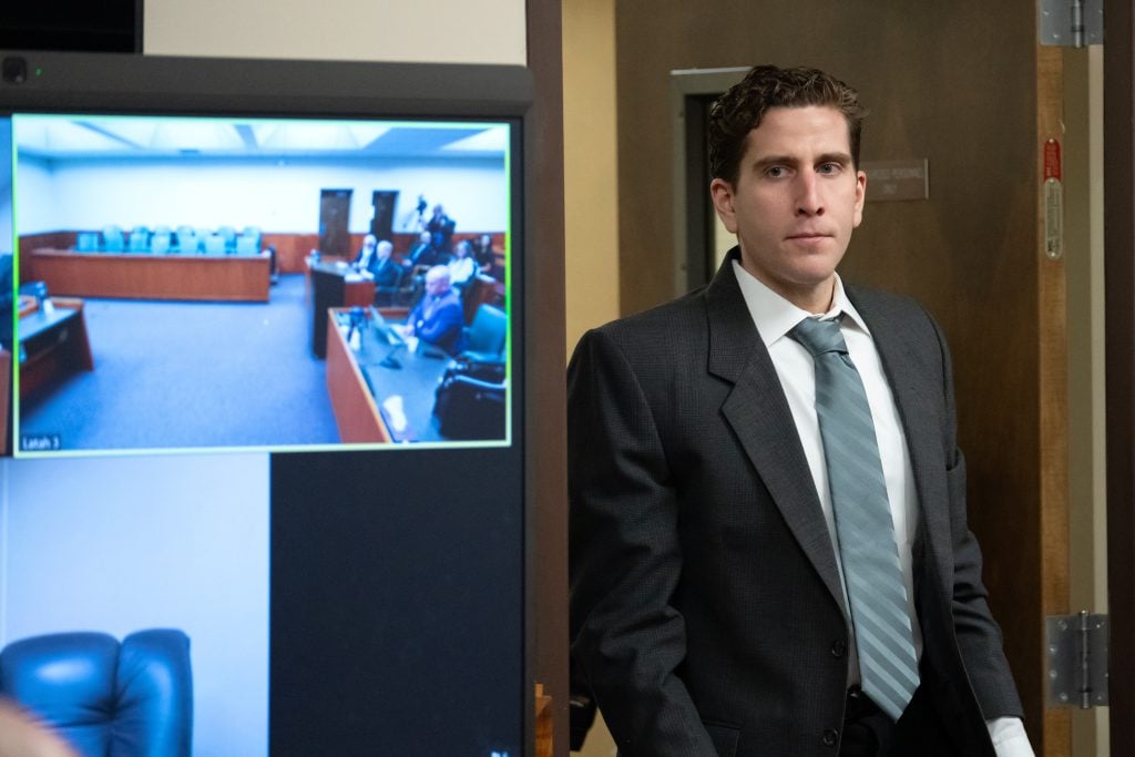 Brian Kohbargar, acusado de assassinato, chegou a Moscou em Idaho em 7 de setembro de 2021 para uma câmera no tribunal do tribunal do condado. O ex -aluno de doutorado em criminologia Kohberger foi acusado no início deste ano.