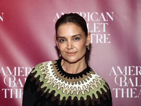 Katie Holmes attends the American Ballet Theatre Spring Gala at Cipriani 42nd Street on May 14, 2024 in New York City.