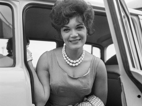 Singer Connie Francis, London Airport, August 1st 1962.