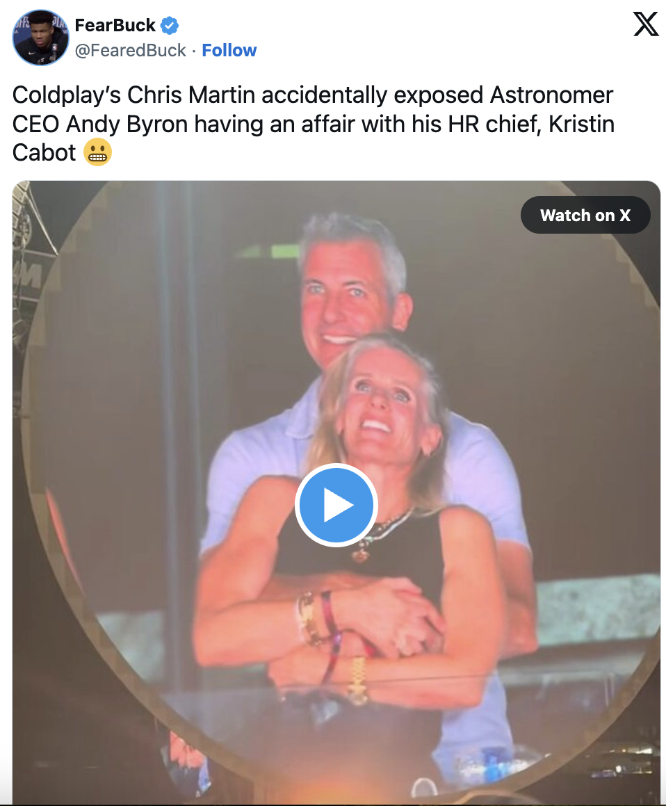 Andy Byron Resigns from Astronomer Days After Coldplay Catches Him in Apparent Affair