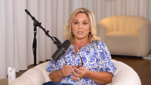 Julie Chrisley on her podcast.