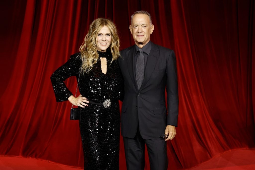 Tom Hanks e Rita Wilson em 2024.
