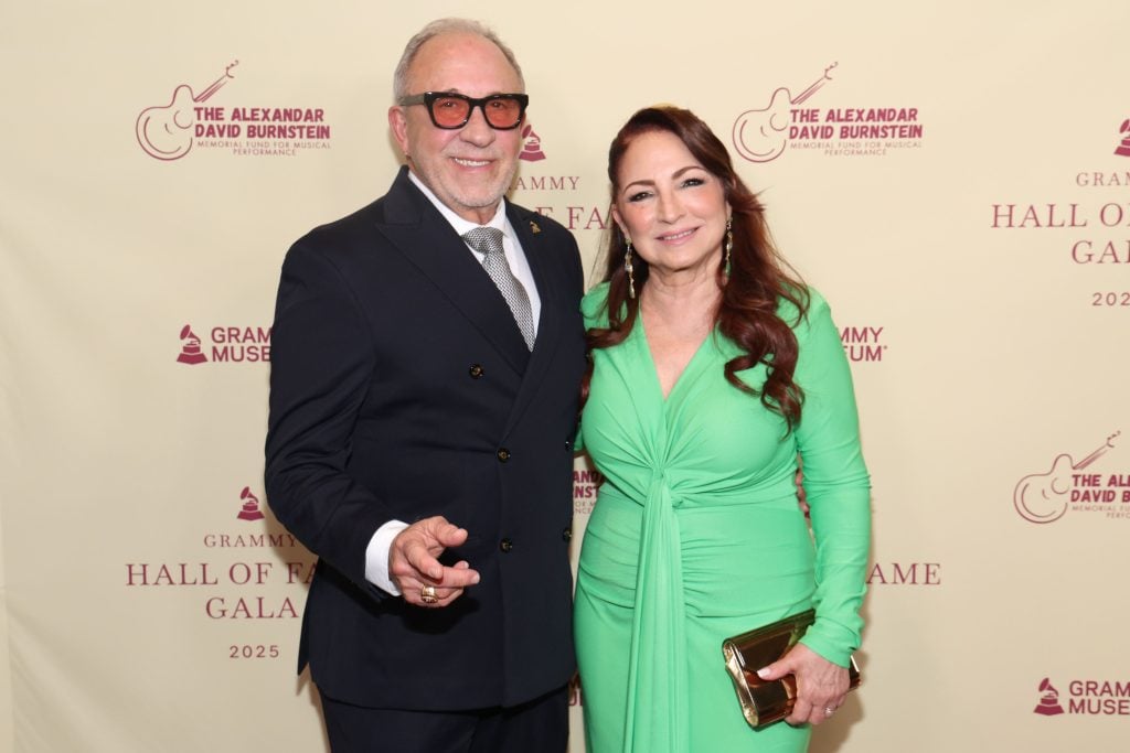 Gloria Estefan and husband Emilio Estefan in mid May 2025.