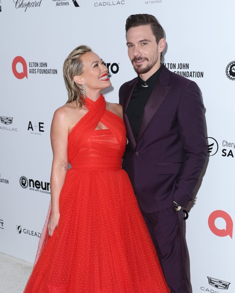 Hillary Duff e Matthew Koma em março de 2023.