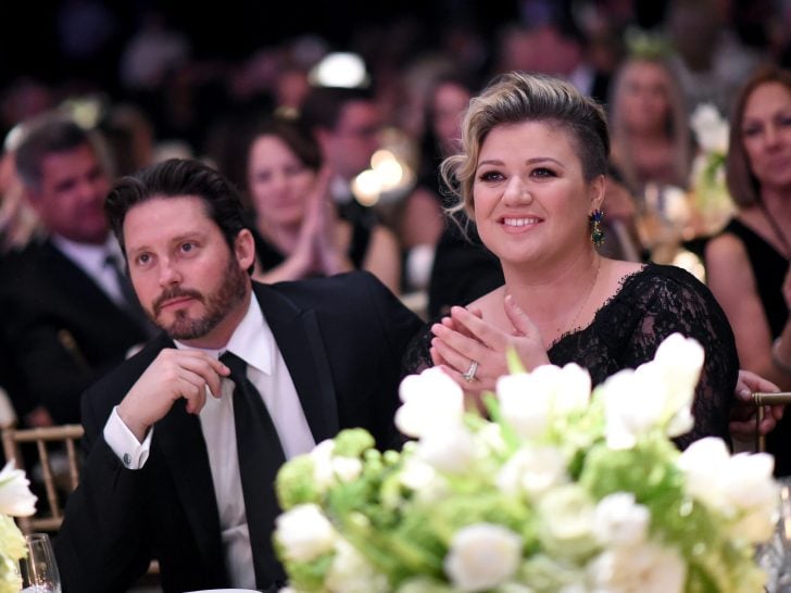 Kelly Clarkson and Brandon Blackstock in 2015.