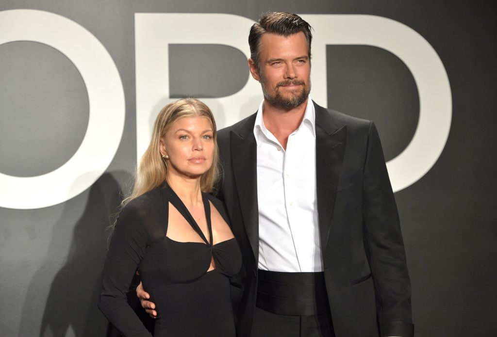 Josh Duhamel y Fergie en febrero de 2015.