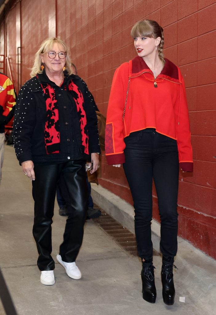 Donna Kelce and Taylor Swift in November 2024.