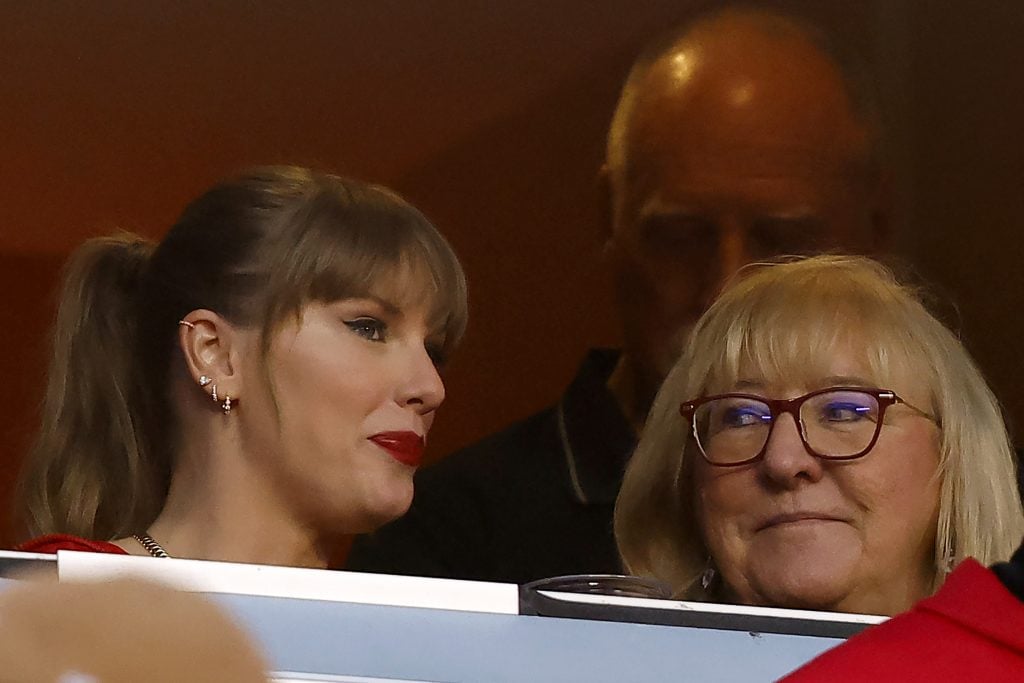 Taylor Swift and Donna Kelce in October 2023.