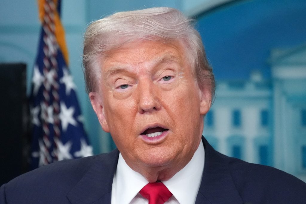 Donald Trump on August 11, 2025.
