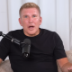 Todd Chrisley and a podcast mic.