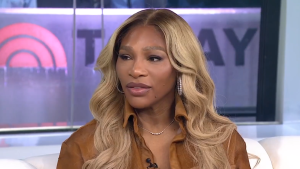 Serena Williams on the Today show in 2025.