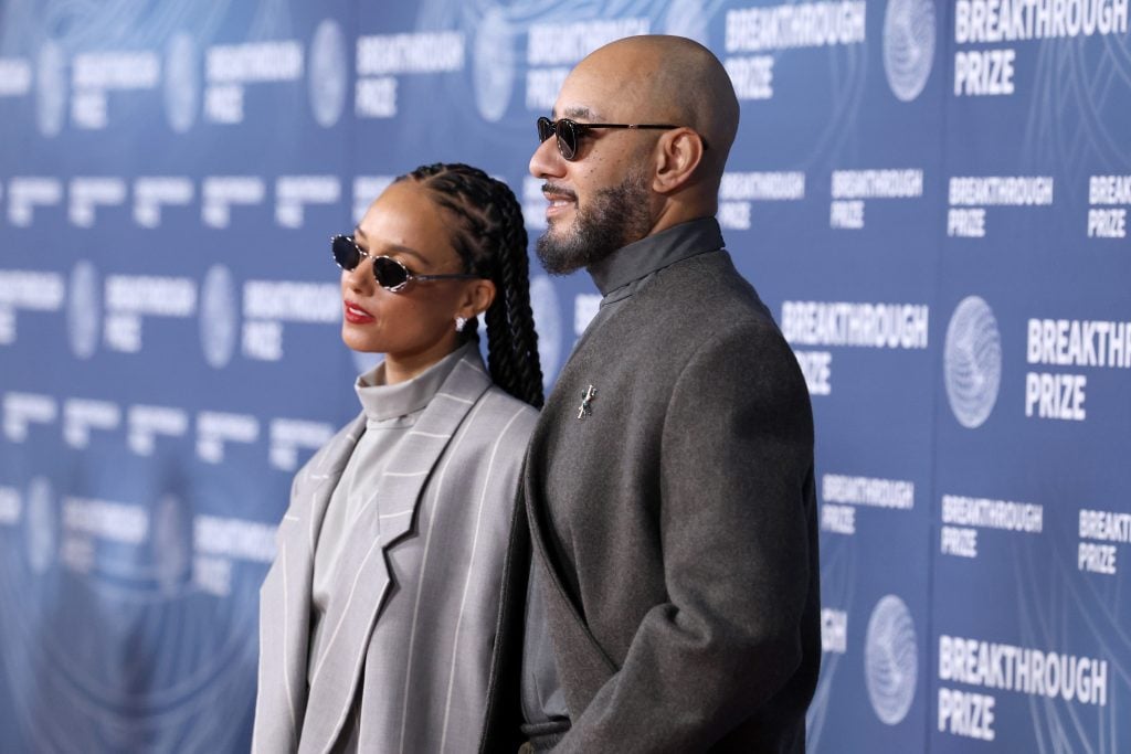 Alicia Keys y Swizz Beatz en abril de 2025.
