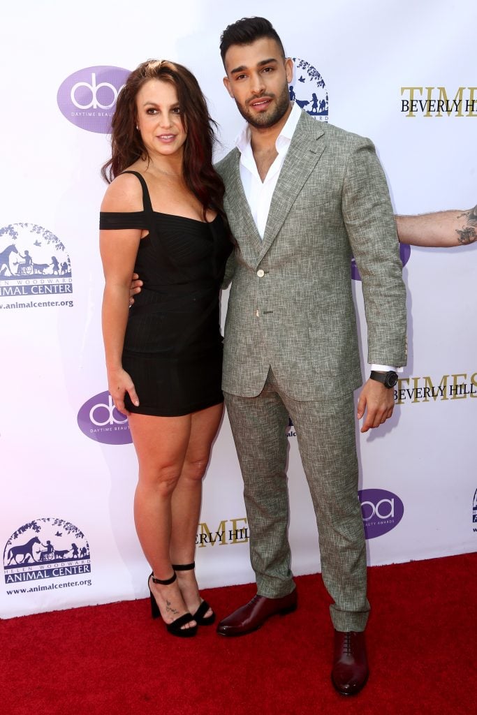 Britney Spears y Sam Asghari en septiembre de 2019.