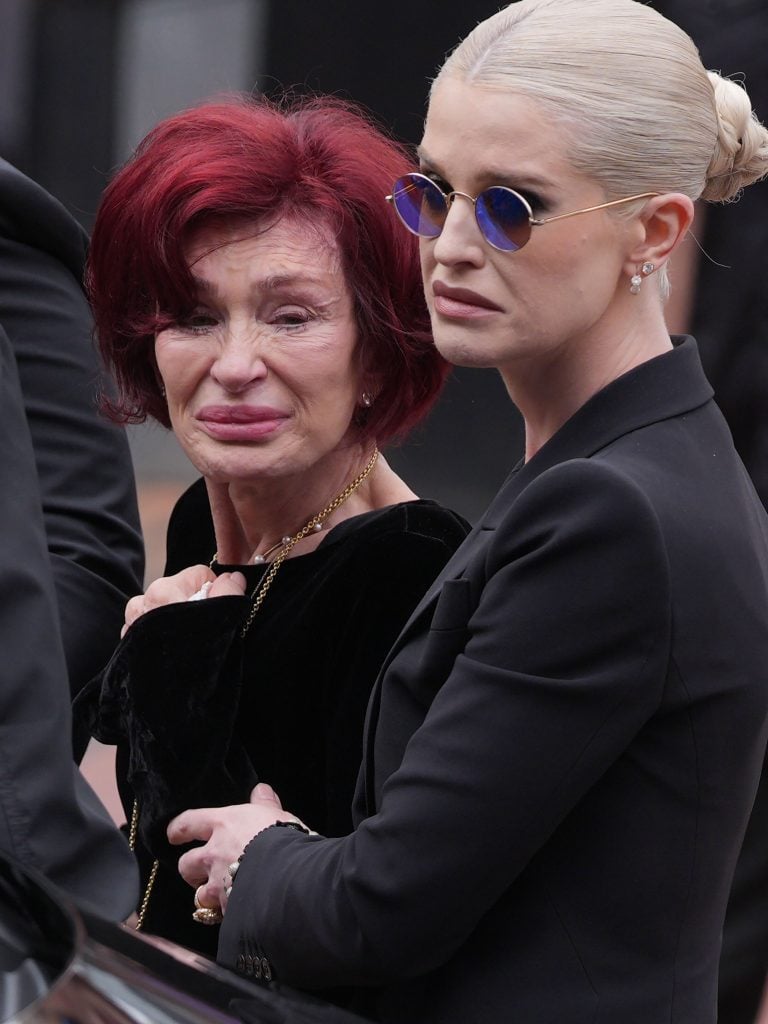 Sharon Osbourne and Kelly Osbourne in July 2025.
