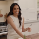 Meghan Markle in the kitchen on With Love, Meghan.
