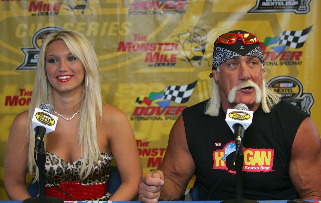 Brooke Hogan y Hulk Hogan a fines de septiembre de 2006.