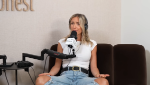 Kristin Cavallari on her podcast in August 2025.