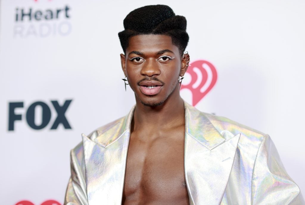 Lil Nas X attends the 2021 iHeartRadio Music Awards at The Dolby Theatre in Los Angeles, California, which was broadcast live on FOX on May 27, 2021.