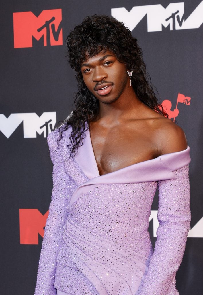 Lil Nas X attends the 2021 MTV Video Music Awards at Barclays Center on September 12, 2021 in the Brooklyn borough of New York City.