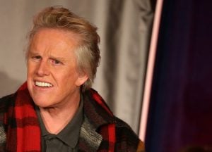 Actor Gary Busey speaks onstage at the "All Star Celebrity Apprentice" breakfast session during the NBCUniversal portion of the 2013 Winter TCA Tour- Day 3 at the Langham Hotel on January 6, 2013 in Pasadena, California.