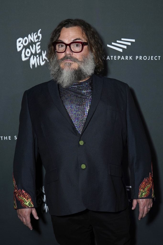 Jack Black attends The Skatepark Project Gala at Chateau Marmont on November 17, 2023 in Los Angeles, California.