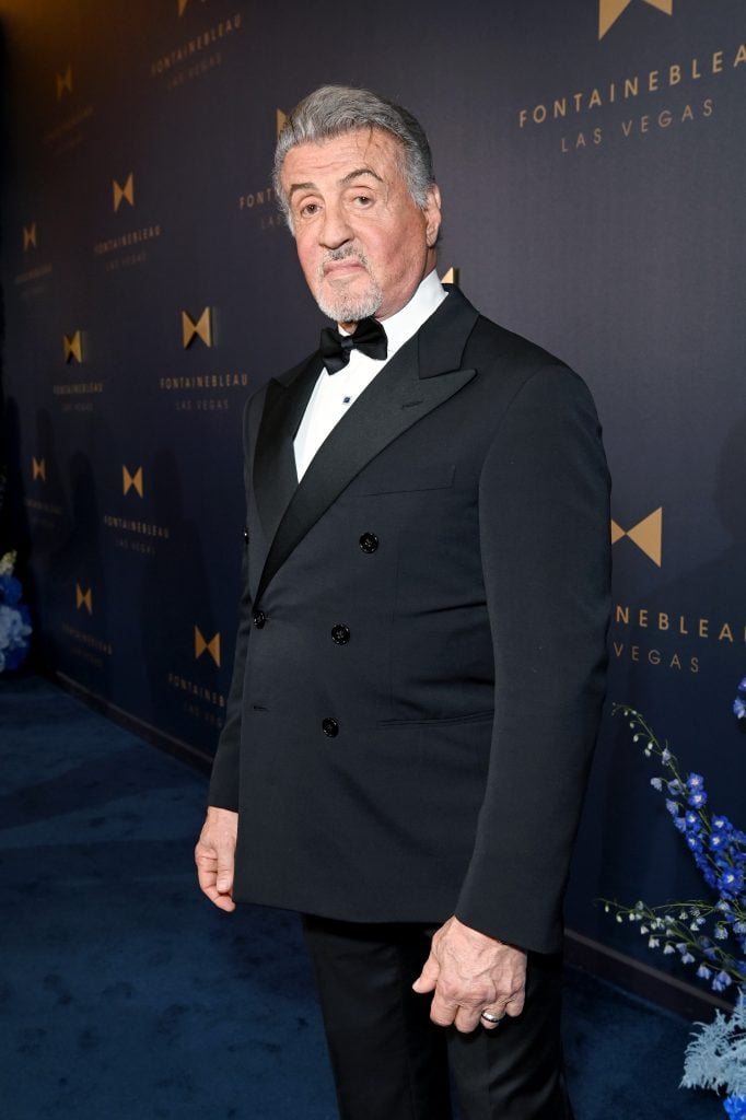 Sylvester Stallone aceita Fontaincleau Lasdererbal Star Star Star Star Star em 13 de dezembro de 2023 em Las Vegas, Nevada.