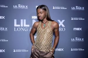 Lil Nas X attends Reel To Reel: Lil Nas X at The GRAMMY Museum on January 24, 2024 in Los Angeles, California.