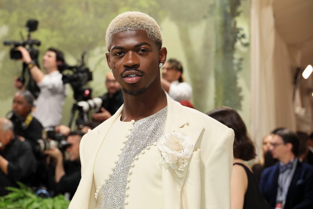 Lil Nas X attends The 2024 Met Gala Celebrating "Sleeping Beauties: Reawakening Fashion" at The Metropolitan Museum of Art on May 06, 2024 in New York City.