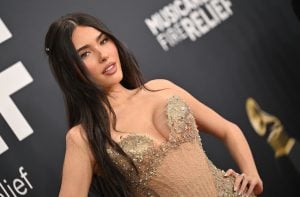 US singer-songwriter Madison Beer arrives for the 67th Annual Grammy Awards at the Crypto.com Arena in Los Angeles on February 2, 2025.