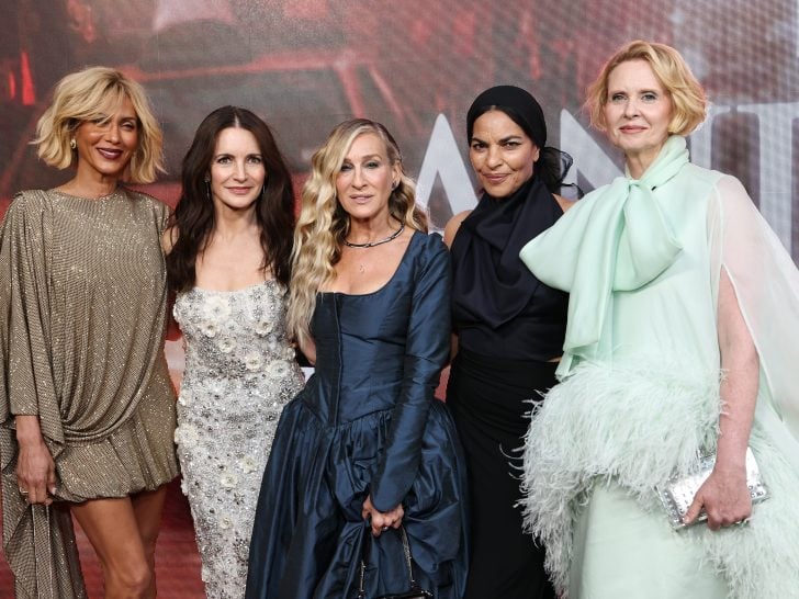 Nicole Ari Parker, Kristin Davis, Sarah Jessica Parker, Sarita Choudhury and Cynthia Nixon attend Max Original's 