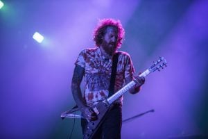 Brent Hinds from Mastodon performs at 2015 Rock in Rio on September 25, 2015 in Rio de Janeiro, Brazil.