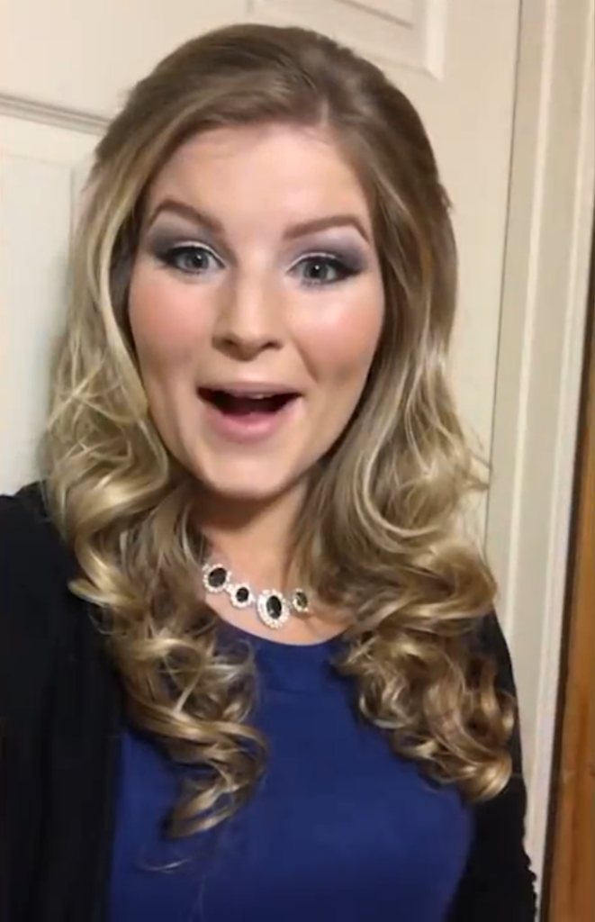 Erin Bates speaks to the camera on Bringing Up Bates.