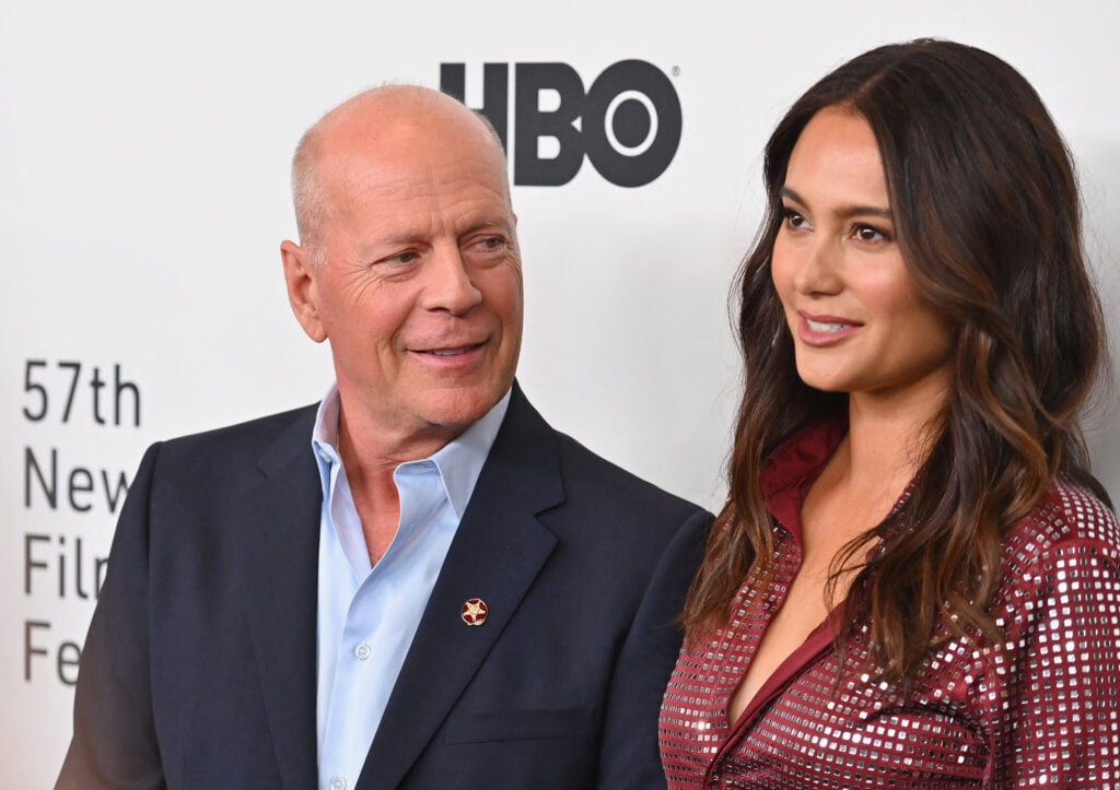 Bruce Willis and wife Emma Heming.