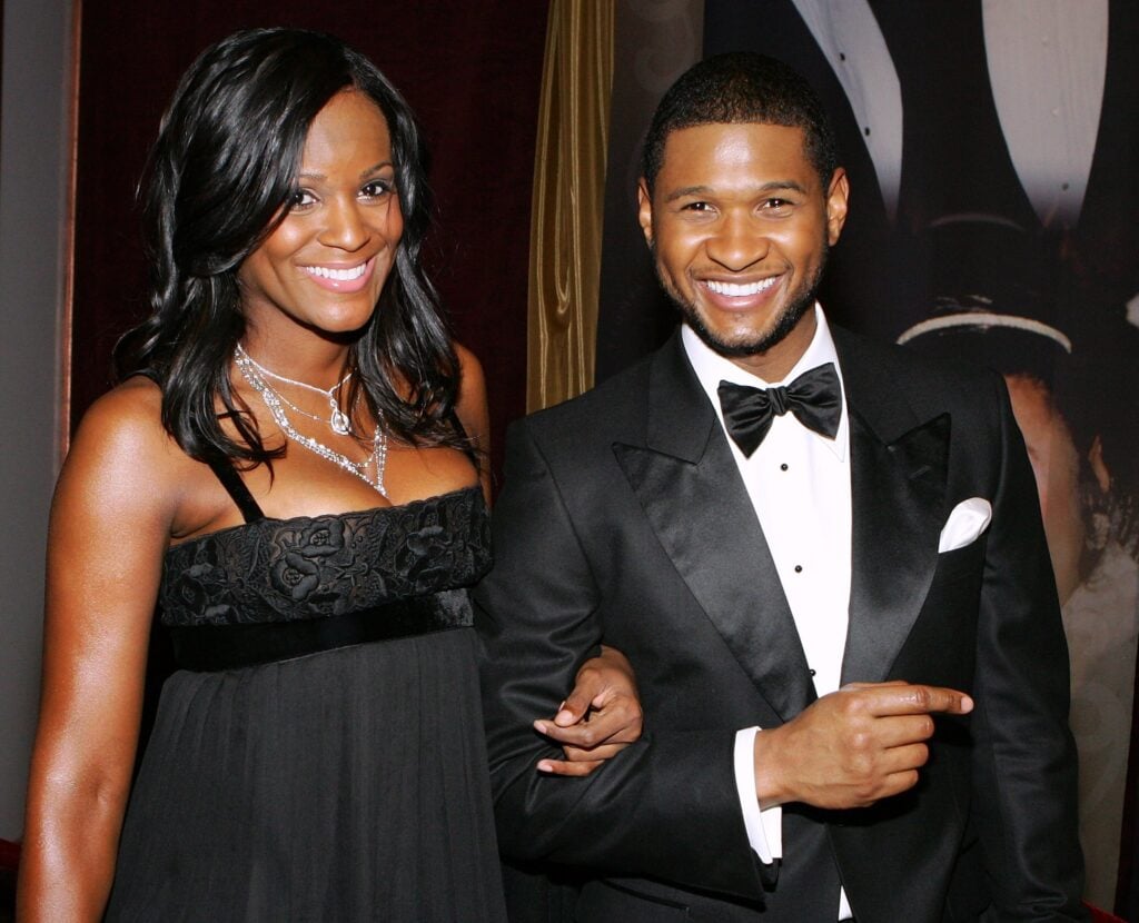 Usher and Tameka Foster in 2007.
