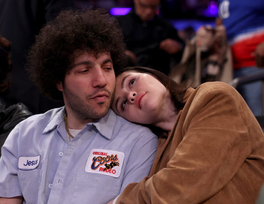 Selena Gomez and Benny Blanco in April 2025.