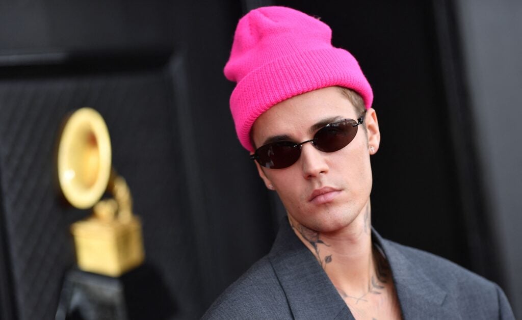 Justin Bieber in spring 2022.