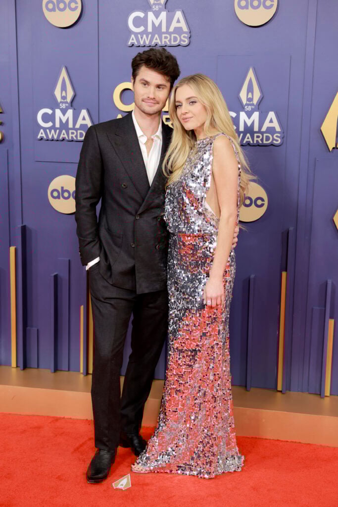 Chase Stokes and Kelsea Ballerini in November 2024.