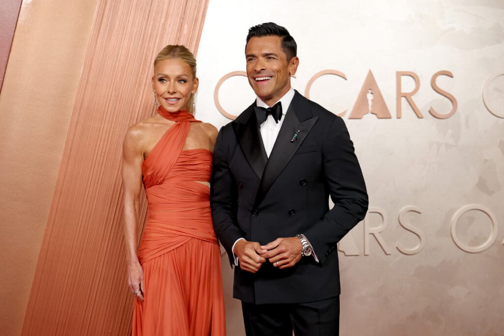 Kelly Rip and Mark Consuelos at the Oscars.