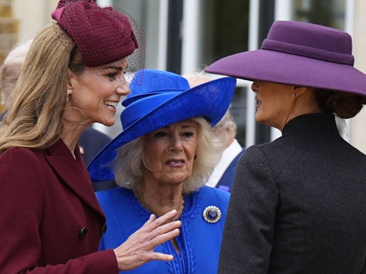 Queen Camilla Seems to Halt Kate Middleton & Melania Trump Talk, Dismissing Princess …