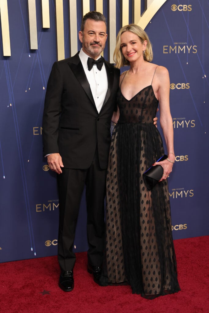 Jimmy Kimmel and wife Molly McKearney in September 2025.